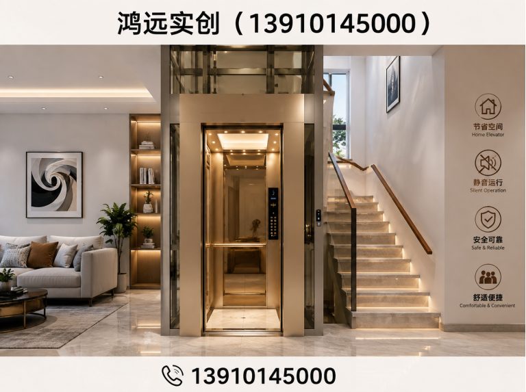 北京曳引电梯展示图